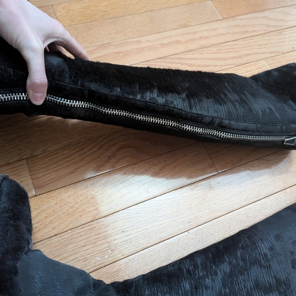 Alexander Wang size 6 Sigrid pony hair leather boots. - Picture 3 of 3